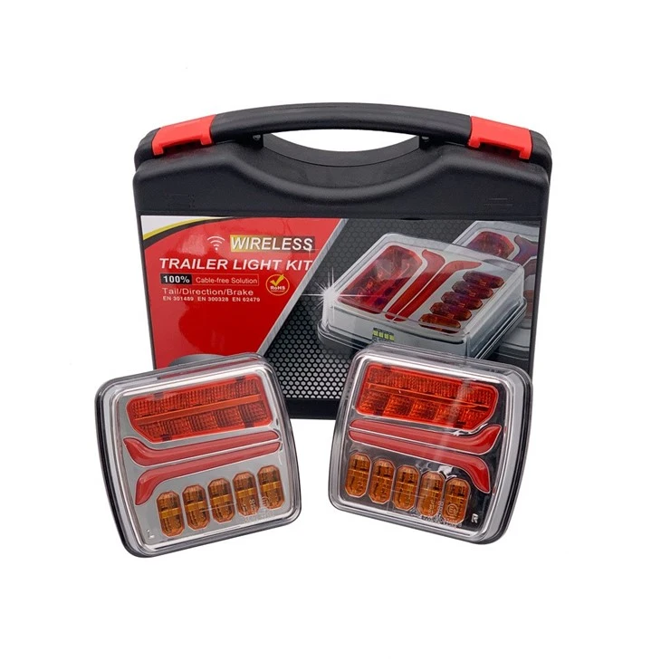 Magnetic Truck Light Wireless Led Trailer Tail Lamp Wireless Tow Truck Light