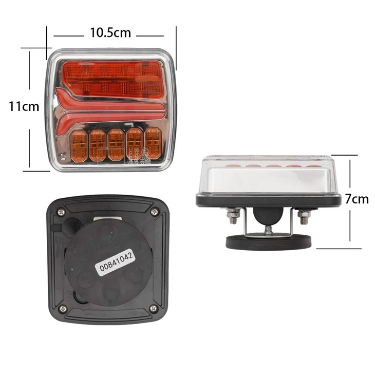 Magnetic Truck Light Wireless Led Trailer Tail Lamp Wireless Tow Truck Light